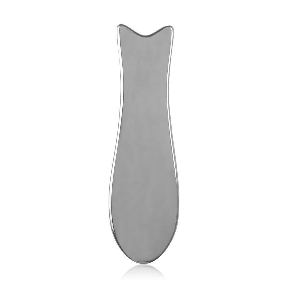 Beauty Face Neck Body Massage Tool Fish shape multi-functional facial scraping stainless steel gua sha massage tool