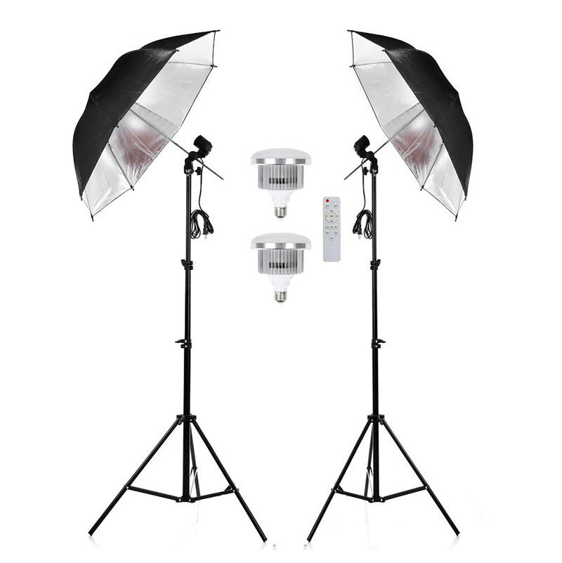 2x3M Softbox with LED Bulb 50-70cm Photography Lighting Kit for Photo Studio Accessories