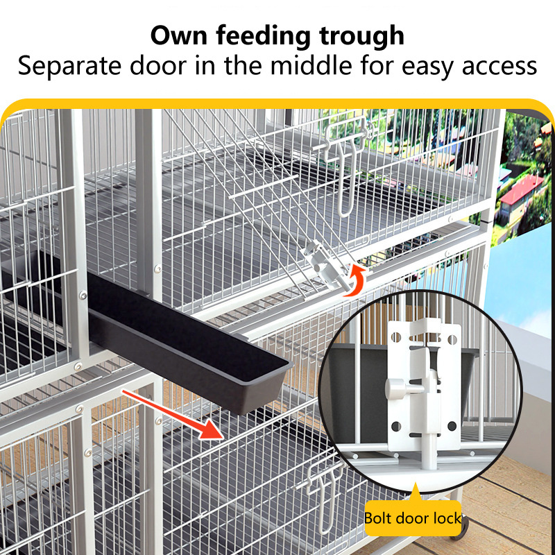 Large Bird Cage For Sale Multilayer Movable Splice Gentoo Parrot Special Big Bird Cage