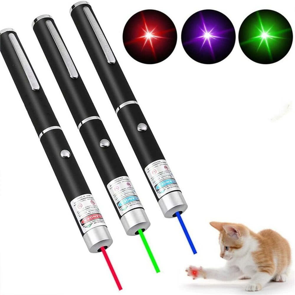 Ybgai Cats Toy Laser Pointer Pen Red Dot Laser Light Pointer Pen Powerful Laser Meter Hunting Lazer Device Survival Tool