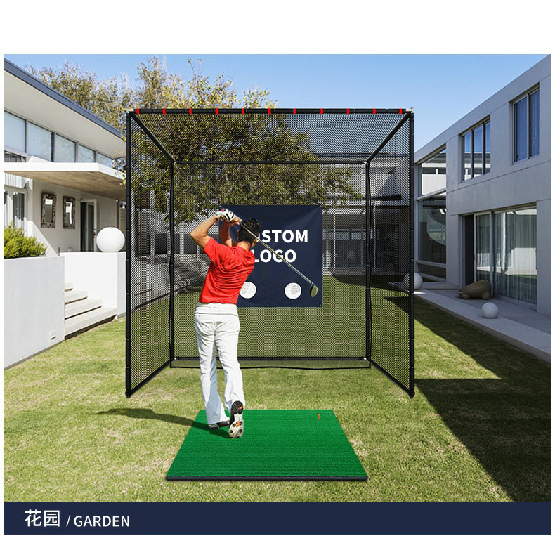 PGM LXW029 3*3m golf net cage golf driving range practice swing hitting net custom golf net