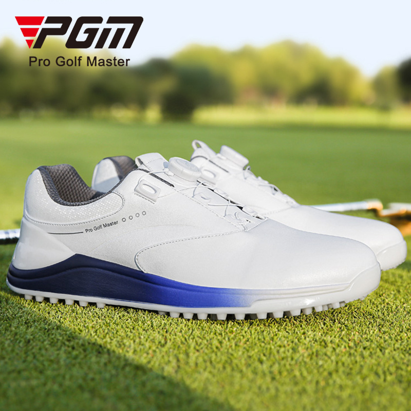 PGM XZ324 golf shoes manufacturer men anti-slip knob laces golf shoes waterproof golf shoes