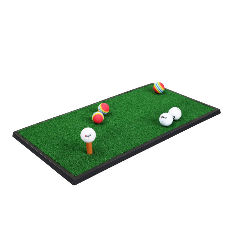 PGM mini practice golf hitting mat swing golf mat with rubber base