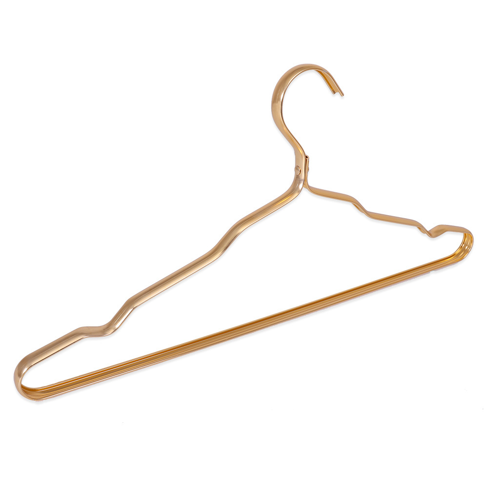 rose gold solid colorful light aluminum alloy clothes hanger metal for clothing