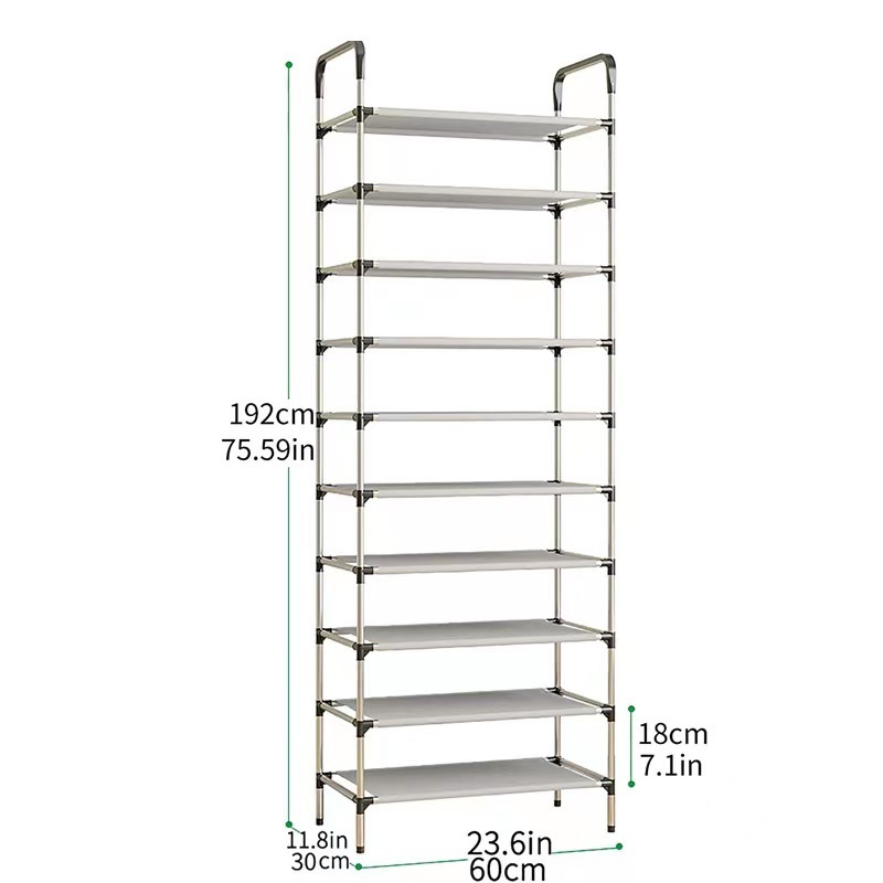 Fashional  Multi-layer Adjustable  non-woven  Shoe racks For for Closet, Entryway,Garage, Bedroom, Cloakroom