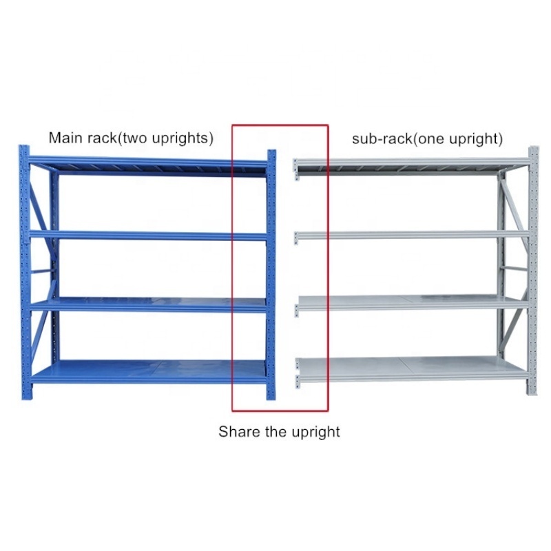 metal 5 layer boltless rack white steel home organizer adjustable shelf Storage Racking Warehouse garage boltless Shelves