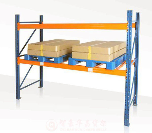 Double deep industrial pallet shelf Conventional heavy selective storage pallet shelf Warehouse shelves store