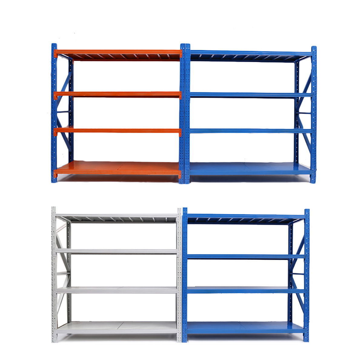 Adjustable Wholesale Factory Heavy Duty Industrial Selective Warehouse Shelving System Double Deep Pallet Racking