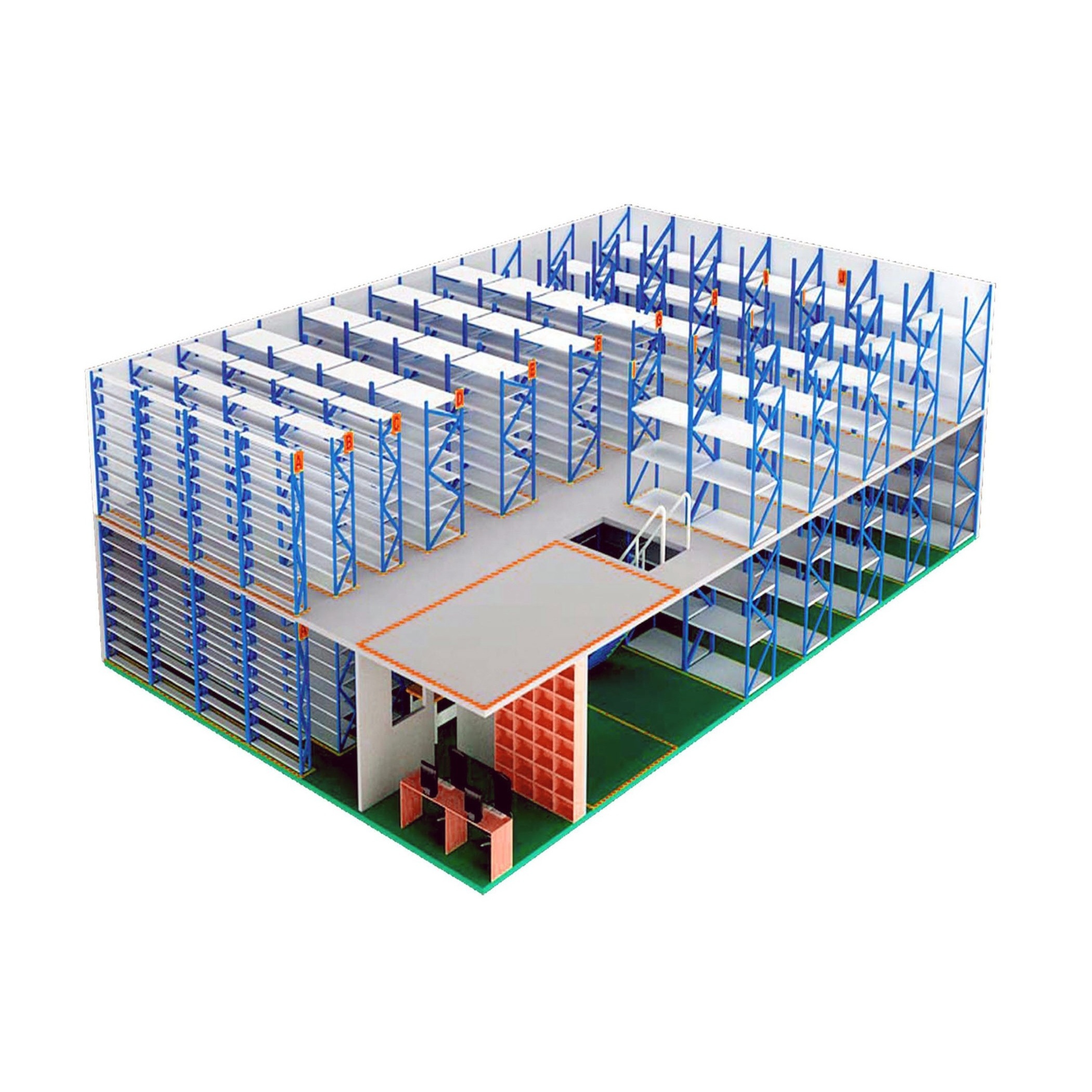 Professional Pallet Rack Mezzanine Systems Pallet Rack Supported Mezzanine Made In China