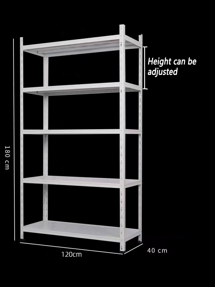 Multi-Layer Free Group Angle Steel Plate Storage Rack for Household & Warehouse Supermarket Display Stackable Racks & Shelves