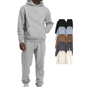 Factory Custom design Mens Hoodies and Sweatpants  Cotton High Quality  Heavyweight Tracksuit Oversized Sweatsuit for Unisex