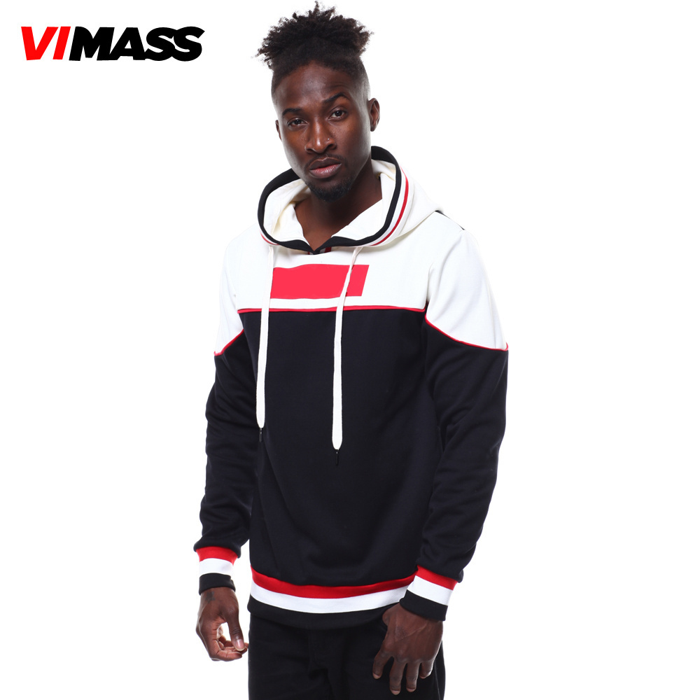 Latest Design 100% Cotton Sweatshirt Different Color Block Hoodies With Hood