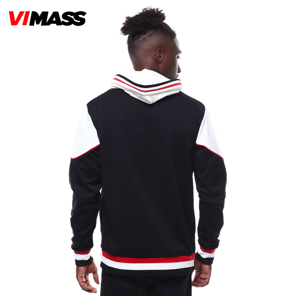 Latest Design 100% Cotton Sweatshirt Different Color Block Hoodies With Hood