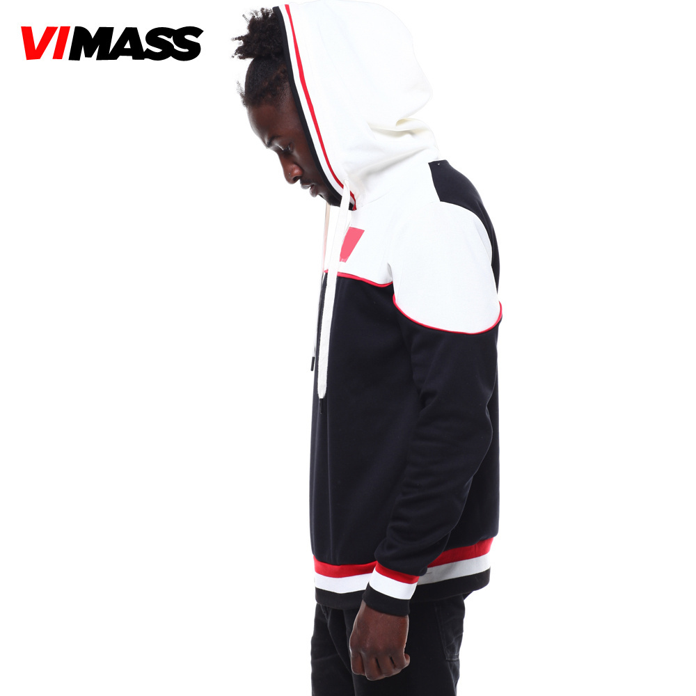 Latest Design 100% Cotton Sweatshirt Different Color Block Hoodies With Hood