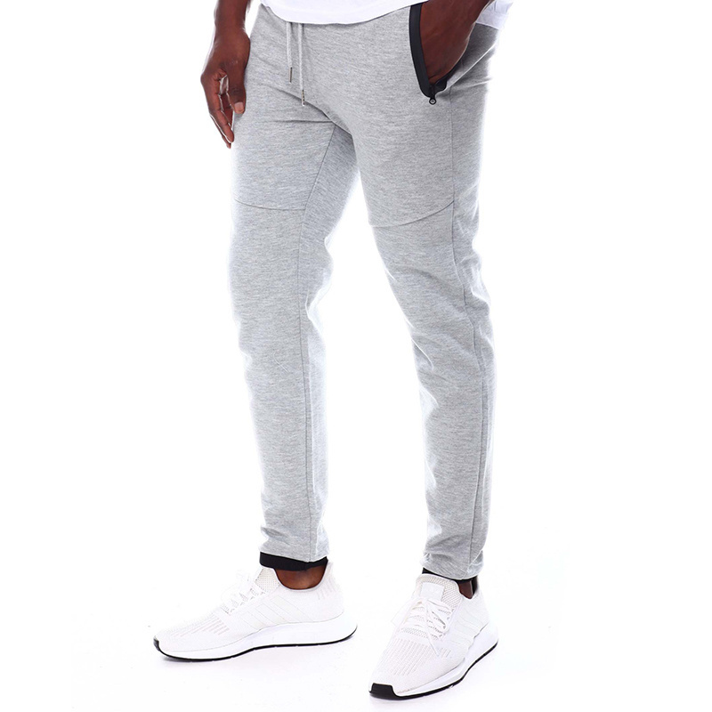 Mens Fleece Custom Jogger Wholesale 2020 Top Quality Cool Style 100% Soft Cotton Sweatpants Trousers / Pants Flat Front Regular