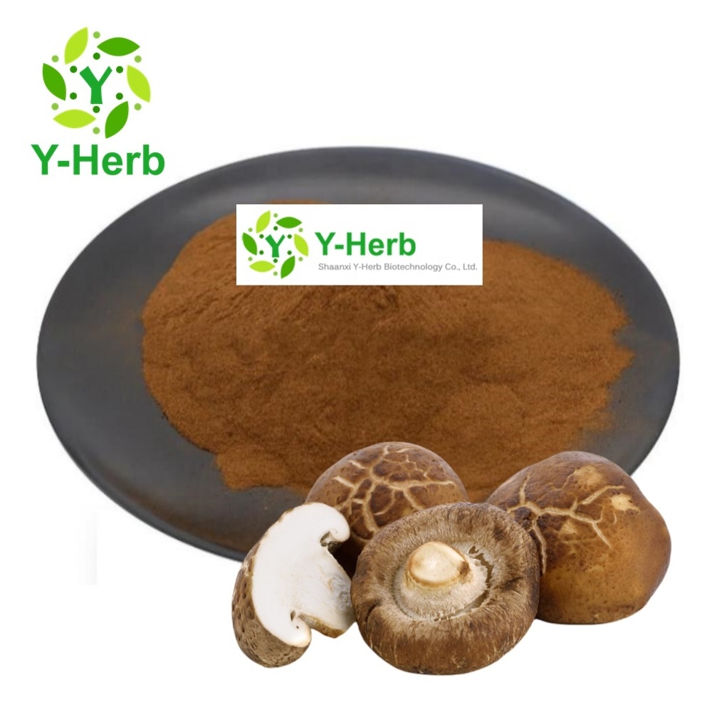 CAS 37339-90-5 Shiitake Extract Powder Polysaccharides Lentinan 10% 30% Shiitake Mushroom/Xiang Gu/Shiitake Extract