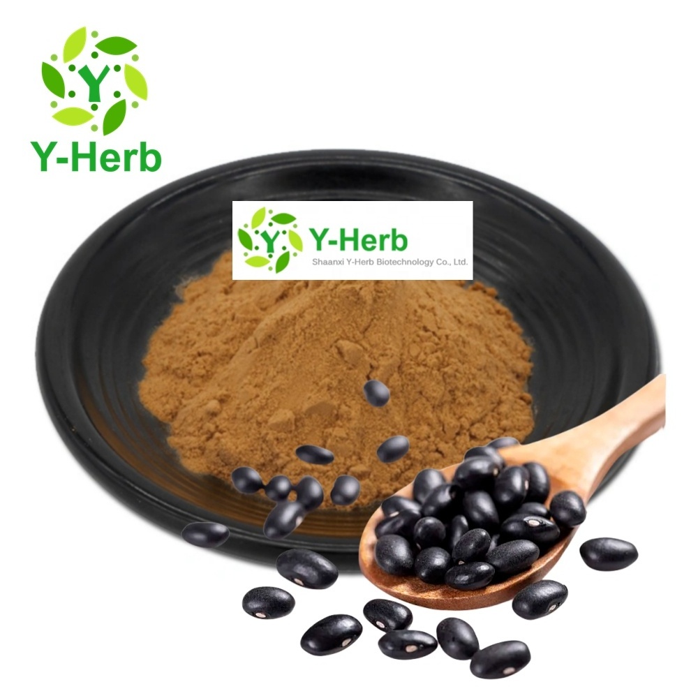 Factory Price Dried Hei Dou Powder 10:1 Hull Black Soy Bean Extract Powder 10:1 Hei Dou/Black Bean/Soybean Extract