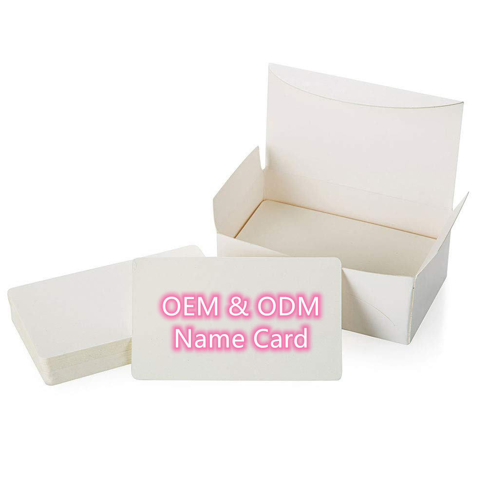 Hot sale customized CR80 Plastic Blank pvc Card business name smart card