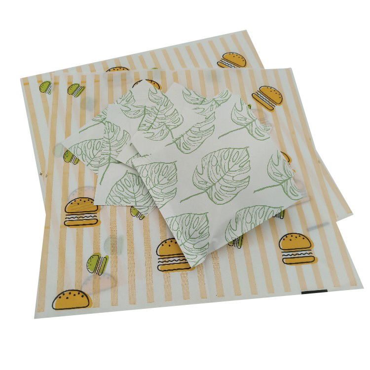 Wholesale Customized Color Printing  Customized Printed single logo printing colored wax paper candy wrappers