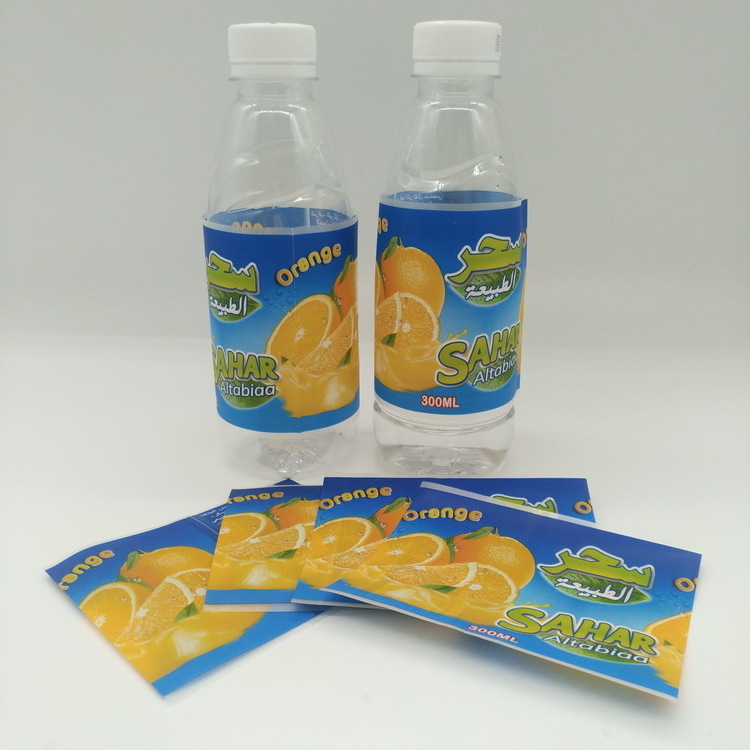 high quality PET water bottle label / printed shrink sleeve label for 5L water bottle