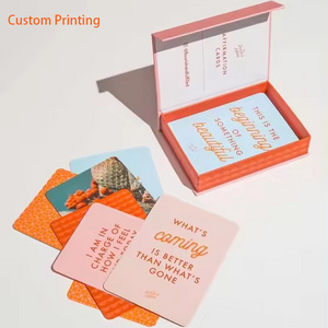 Wholesale cheap custom printing Inspiration positive affirmation cards tarot deck game card for kids