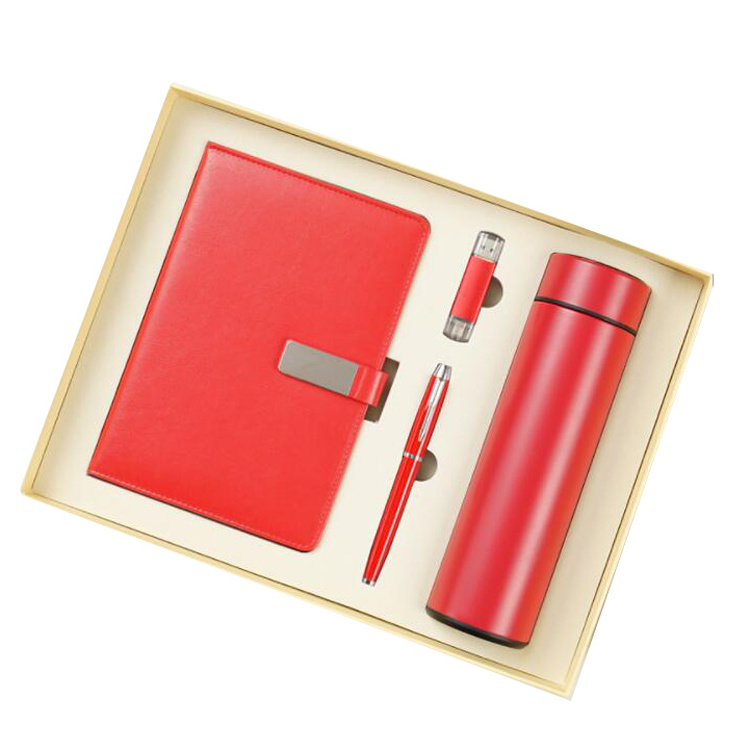 New Design China Wholesale Thermos cup notebook set