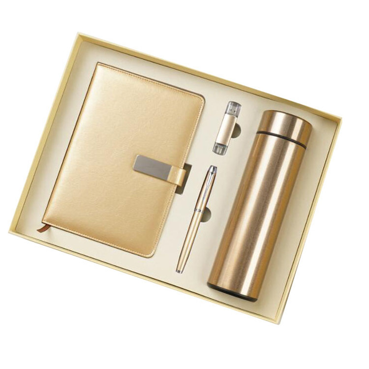 New Design China Wholesale Thermos cup notebook set