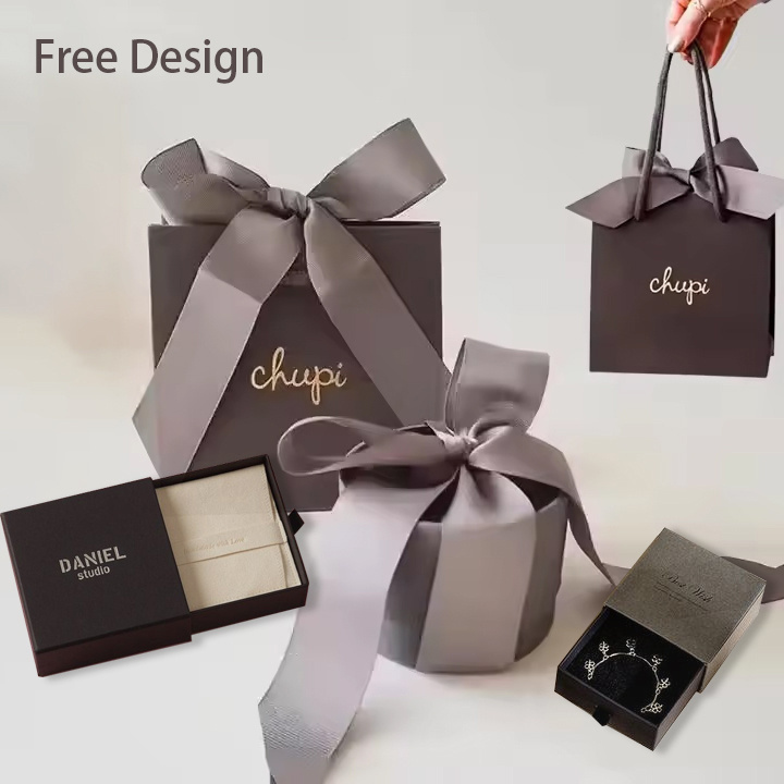 100% Recyclable Luxury Custom Print Design Logo Brown Packaging Retail Gift Paper Bags For Shopping Boutique Shoes Clothing