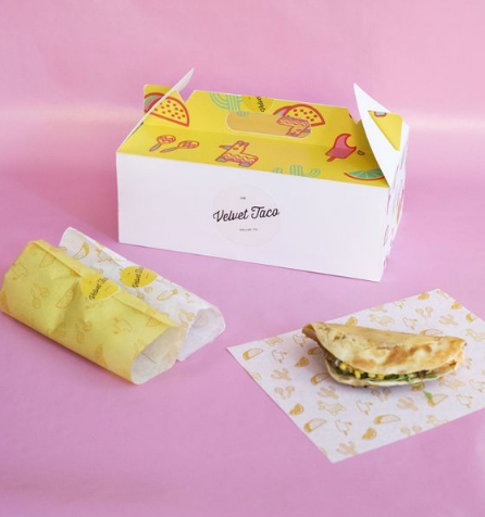 Bio-degradable 40gsm Custom Logo Printing Hamburger Wrapping Paper Tissue Packaging Greaseproof Wax Paper Coated Oil proof Paper