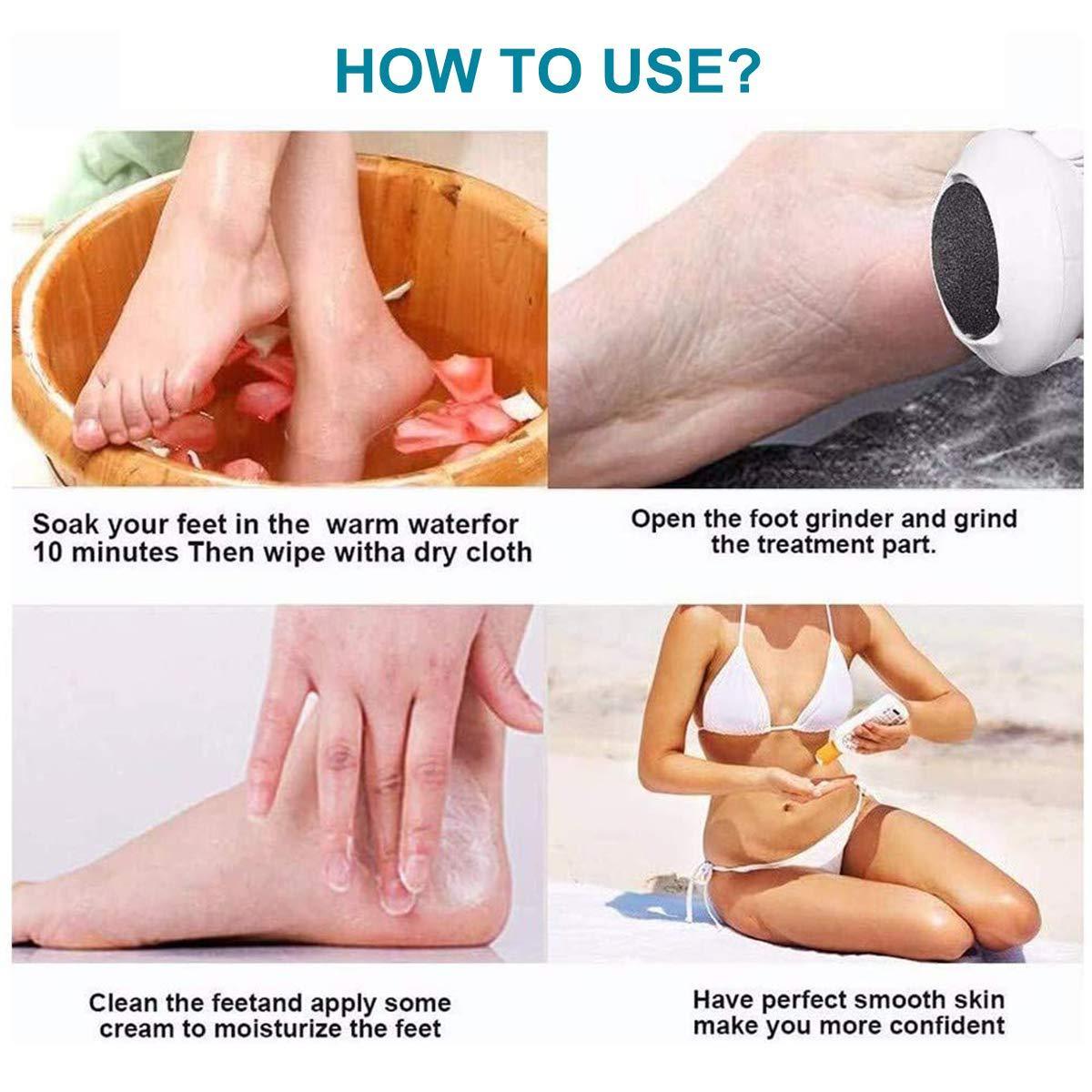 Home Use Foot Dead Skin Callus Remove Vacuum Adsorption Rechargeable Electric Foot Grinder Pedicure Machine