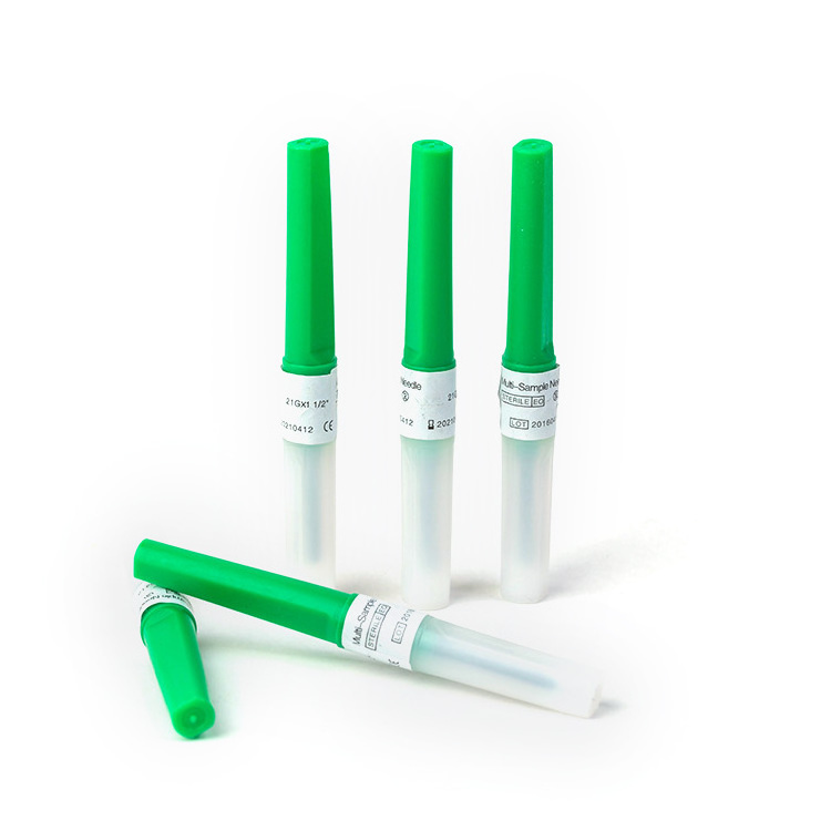 High quality Disposable Medical safety Multi-sample blood collection needle 18g 20g 21g 22g 23g