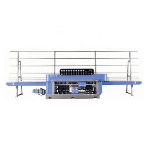 glass processing machinery glass edge straight line polishing and dubbing machine