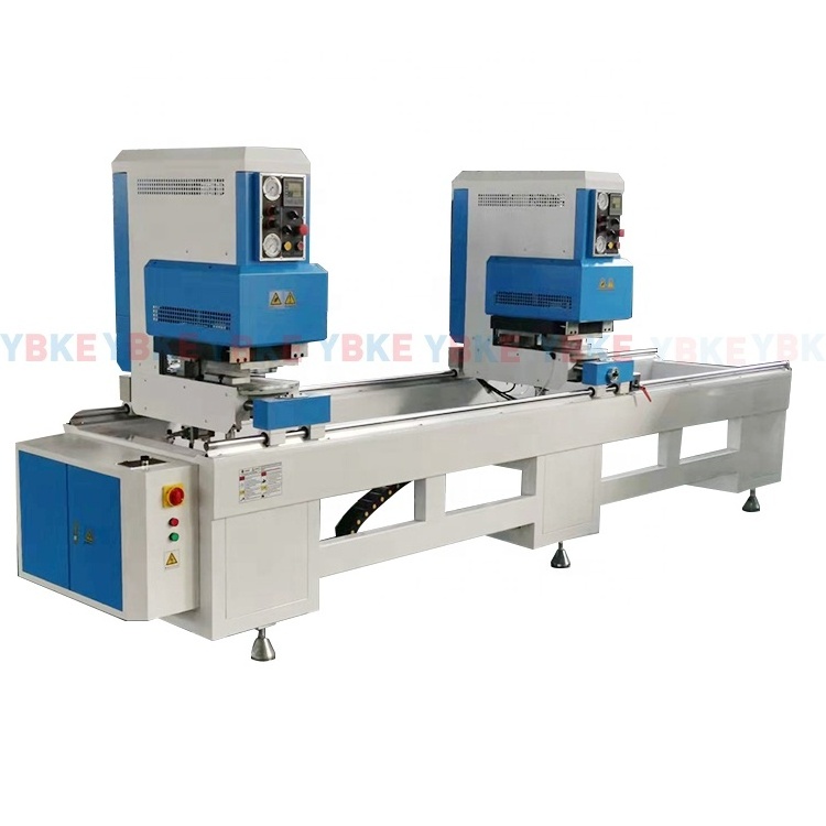 pvc double head welding equipment upvc window two heads welding machine for pvc profiles