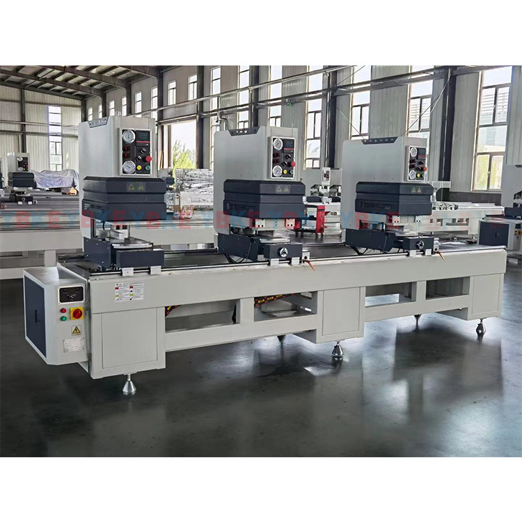 CHINA YBKE PVC UPVC Window Double Head Double Side Seamless Welding Machine