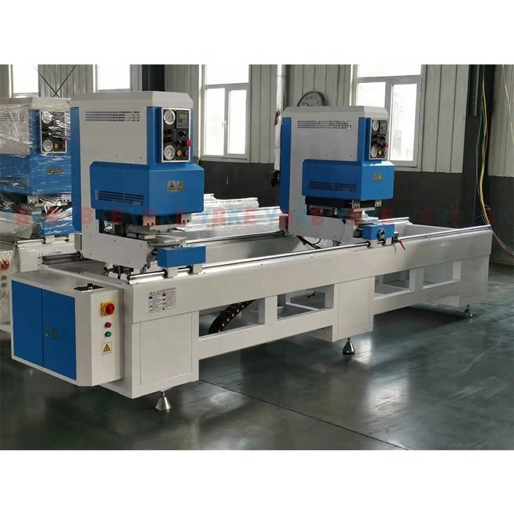 pvc double head welding equipment upvc window two heads welding machine for pvc profiles