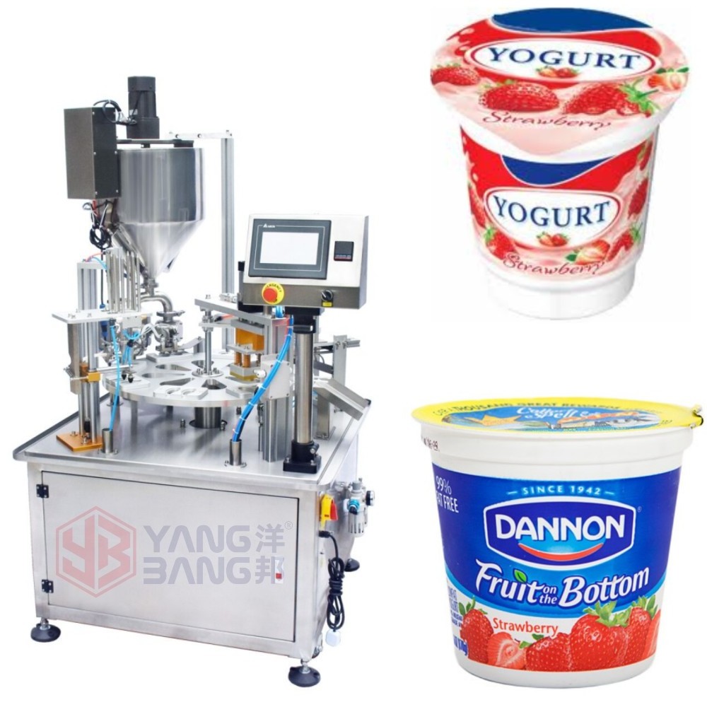 YB-FBJ Automatic Liquid Filling And Packing Machine Fruit And Vegetable Juice Pouch Yogurt Cup Beverage Water Packaging Machine