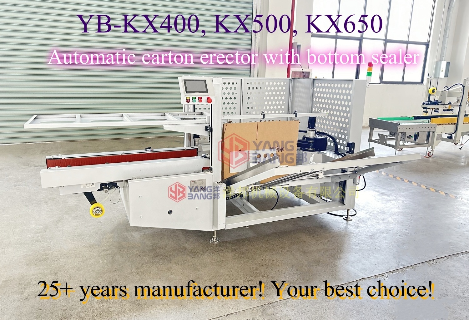 Automatic Case Packer Case Erector Fold Open Carton Box Adhesive Tape Sealing Packing Machine