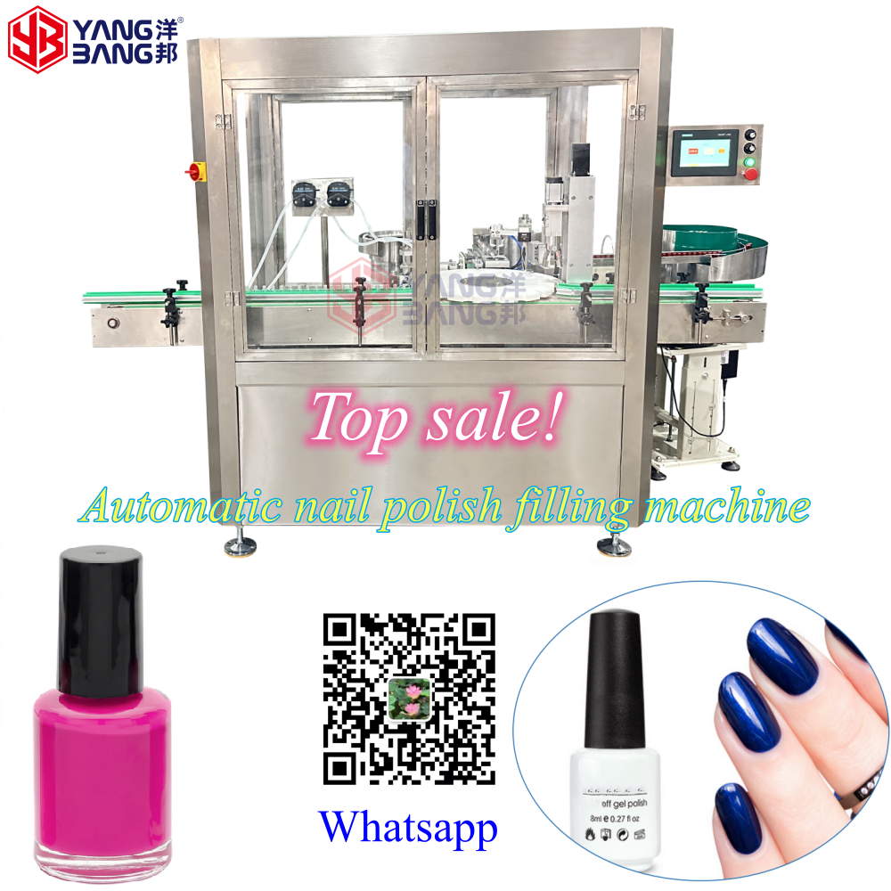 YB-YX2 Hot Selling UV Nail Polish Gel Polish Bottle Filling Machine Mascara Lip Gloss Essential Oil Filling and Capping Machine