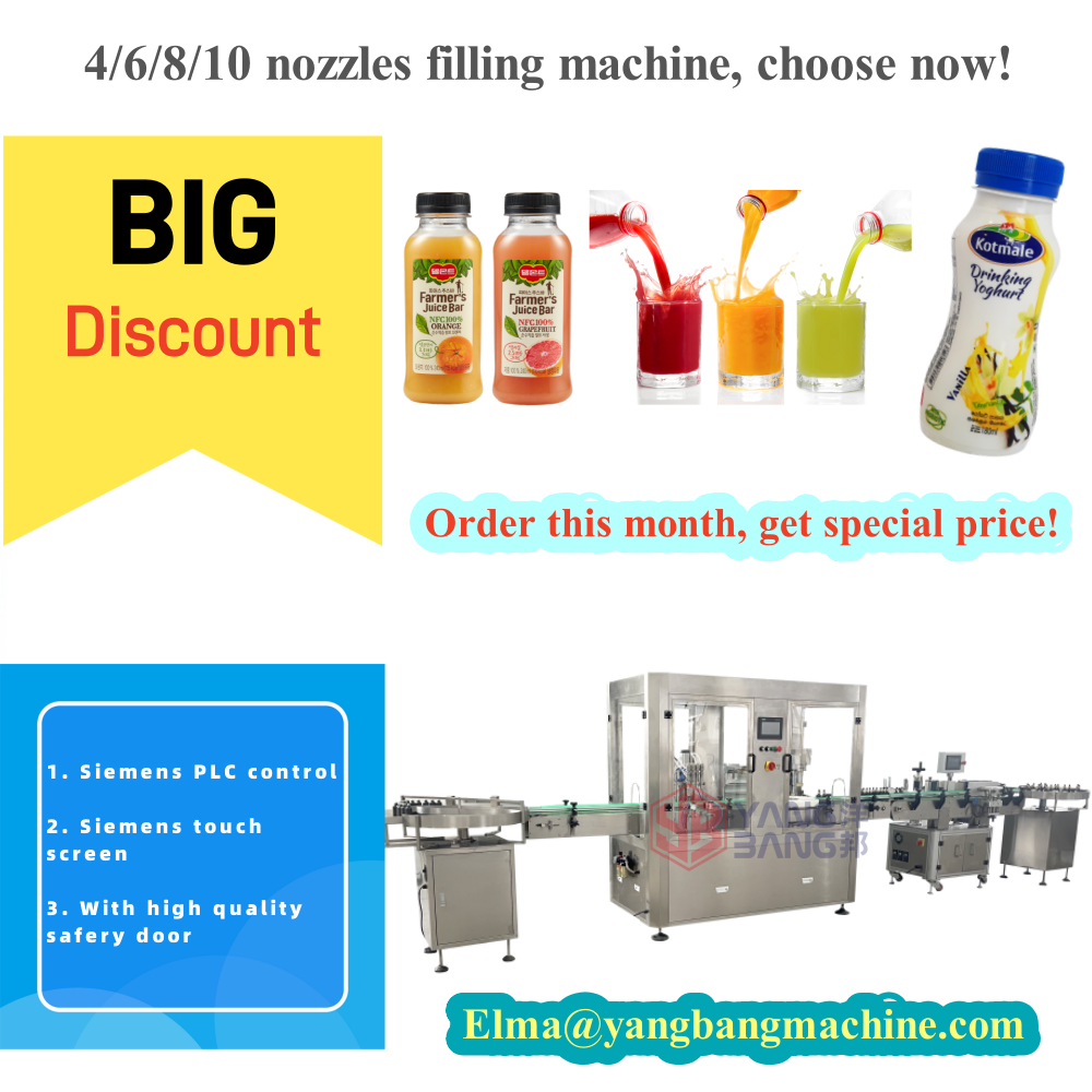 Automatic 2oz 60ml Plastic Bottle Energy Drink Filling Machine Line Shot Bottle Drink Juice Filling and Capping Machine