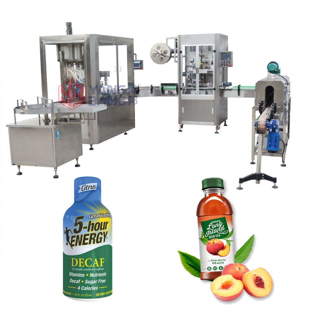 YB-YG4B Automatic Fruit Juice Processing Line / Sports Drink Production Line /Beverage Juice Filling Machine and Capping Machine