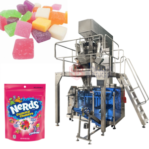 YB-210D Automatic Doypack Gummies Filling and Packing Machine Weighing and Packing Machine for Gummy Canies