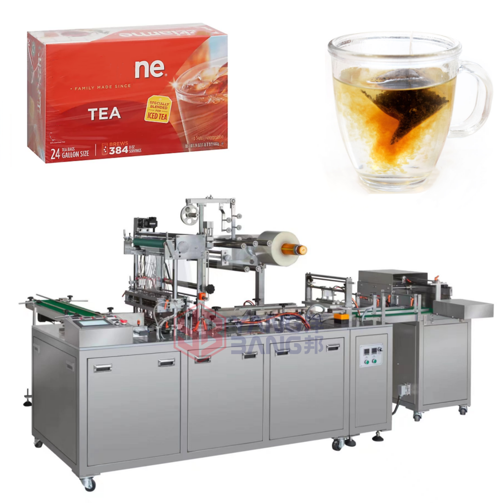 YB-SW90 Automatic Tea Box Film Wrapping Machine 3D Paper Box Cellophane Wrapping Machine