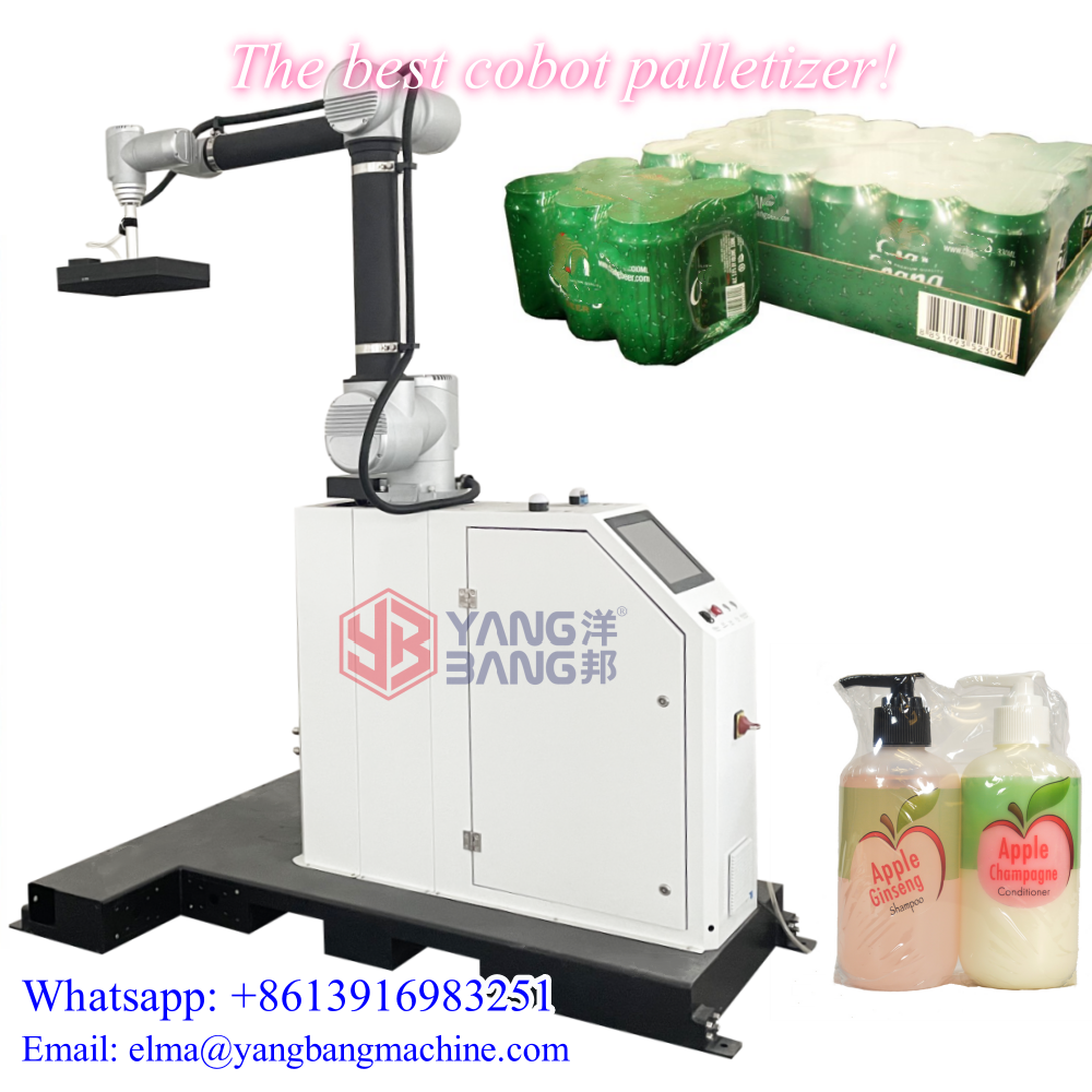 YB-MD16 Automatic End Of Line Packaging Palletizer Machine Bottles Carton Case Collaborative Robot Palletizer