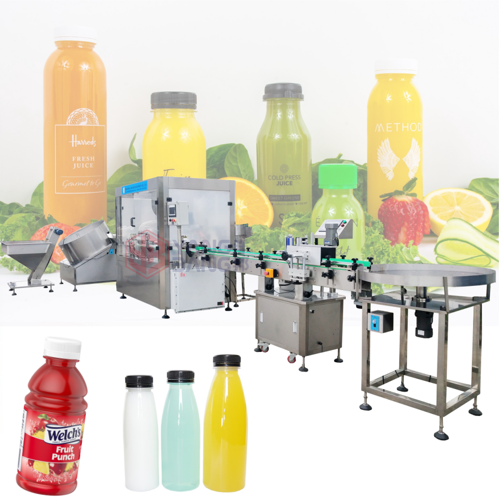 YB-YG4B Automatic Fruit Juice Processing Line / Sports Drink Production Line /Beverage Juice Filling Machine and Capping Machine