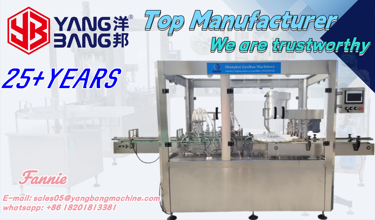 YB-YX4 5-30ml Bottle Filling Machine For Dropper Chubby Gorilla Eyedrop Bottle Filling Capping Line