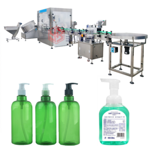 Automatic Liquid Alcohol Bottle Filling Machine Hand Sanitizer Disinfectant 500ml Filling and Capping Machine