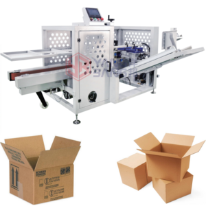 Automatic Case Packer Case Erector Fold Open Carton Box Adhesive Tape Sealing Packing Machine