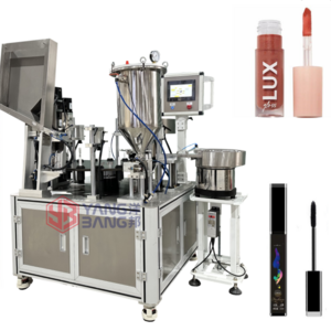 Automatic Heating Stirring Lip Gloss Filling Machine Capping for Packing Cosmetic Eyeliner Mascara Lip Balm