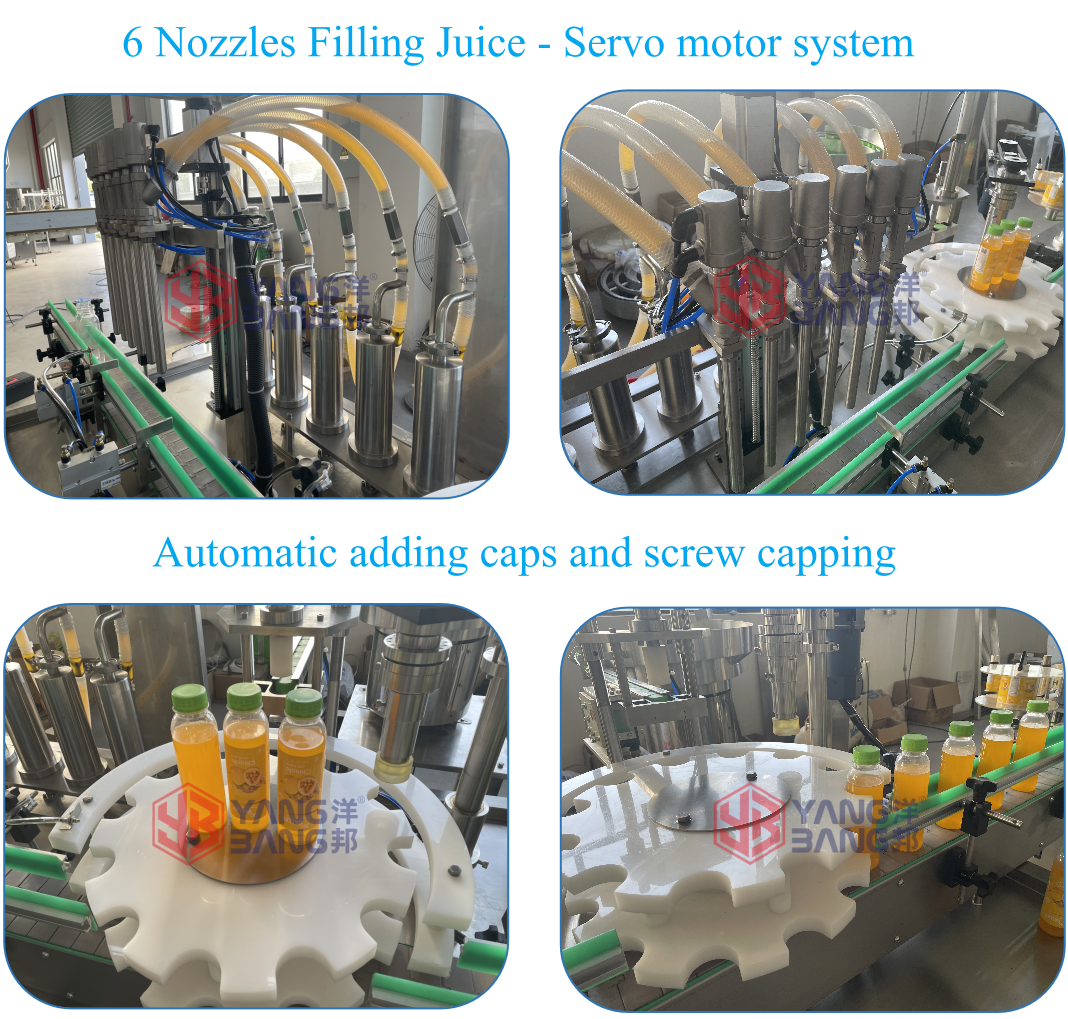 Automatic 2oz 60ml Plastic Bottle Energy Drink Filling Machine Line Shot Bottle Drink Juice Filling and Capping Machine