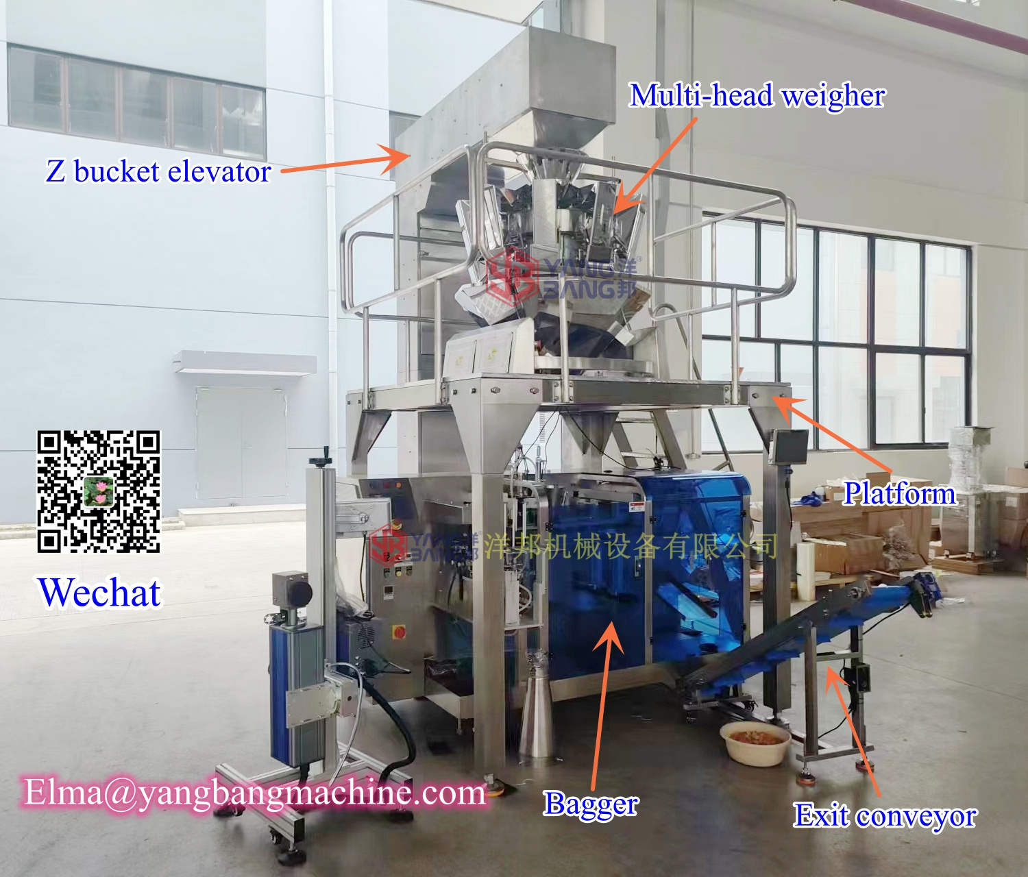 YB-210D Automatic Doypack Gummy Bear Packing Machine Gummies Weighing Filling and Packing Machine